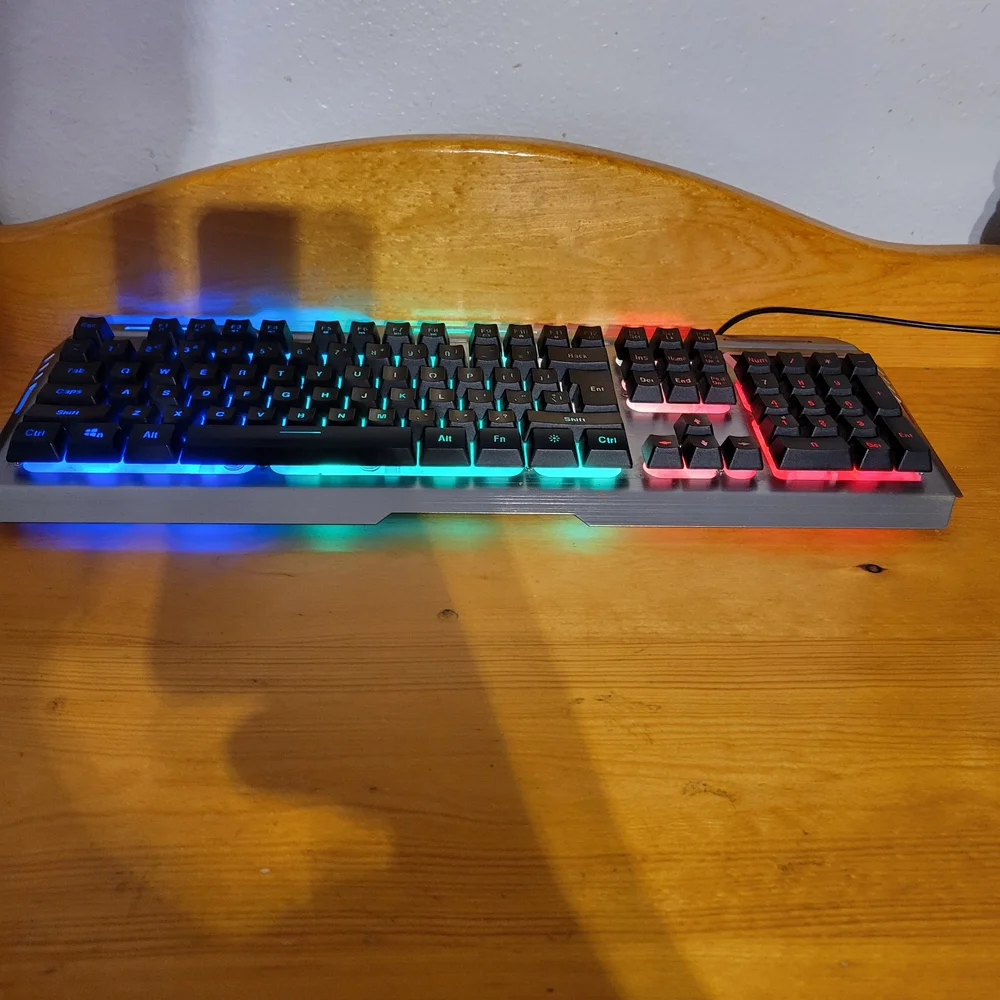 Gamedias Backlit Aluminum Gaming Keyboard